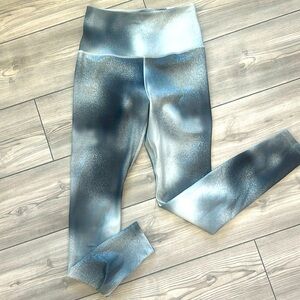NWT Nike One Dri Fit Teal Green Splatter leggings size small